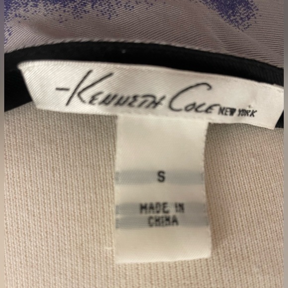 Kenneth Cole New York beautiful, clingy dress! Blue, purple + black ombré dress - Picture 5 of 6